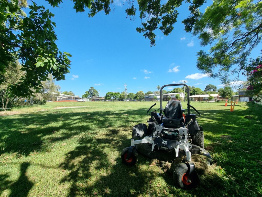 school mowing